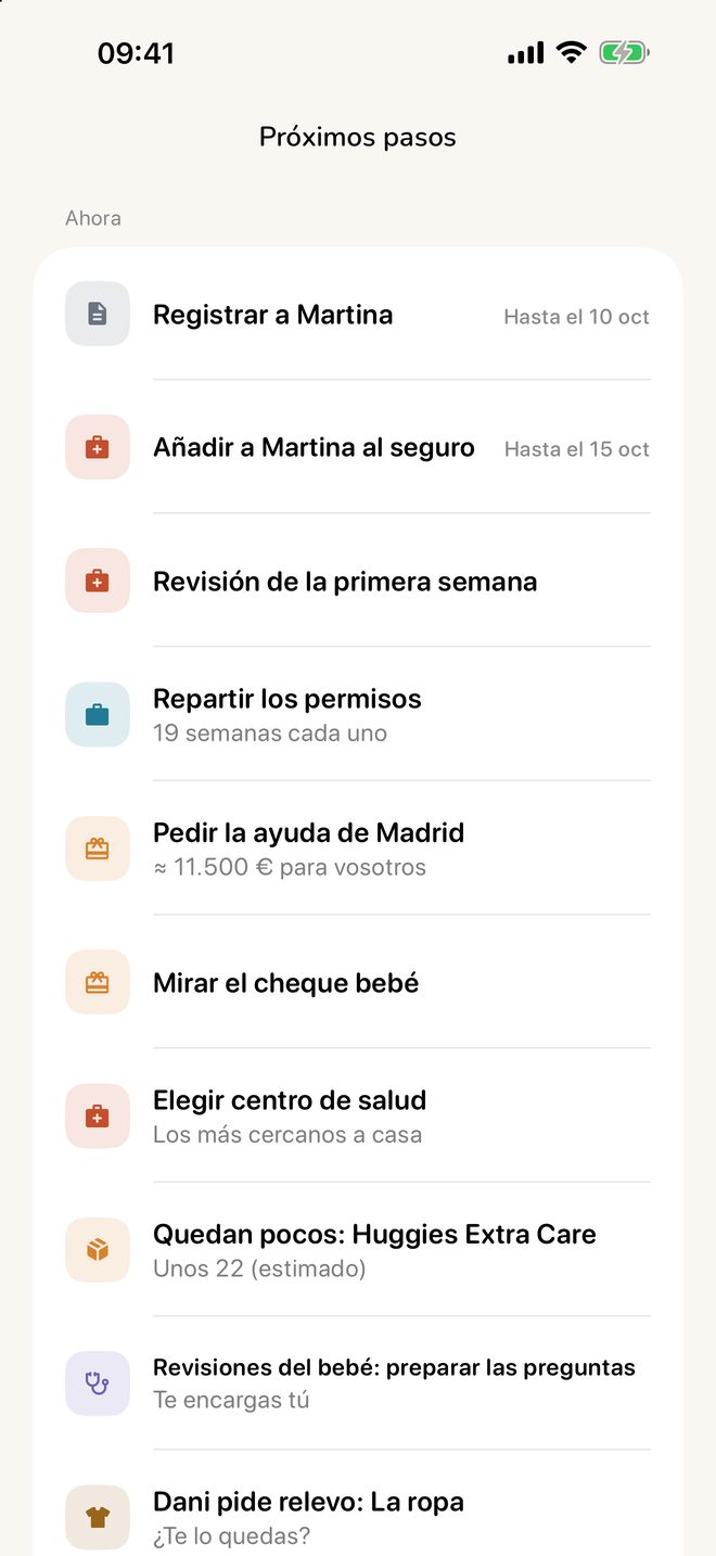 Los próximos pasos tras el nacimiento en Meceluna, con registrar al bebé y el registro civil con su fecha